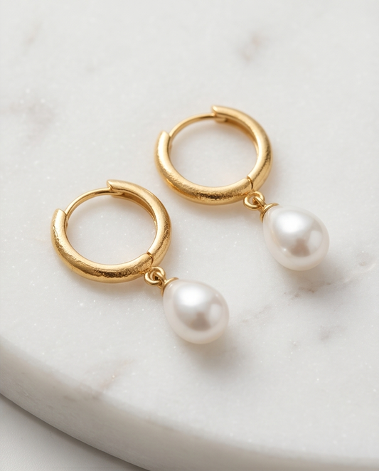 Aros Vera Dorados Bañados en oro