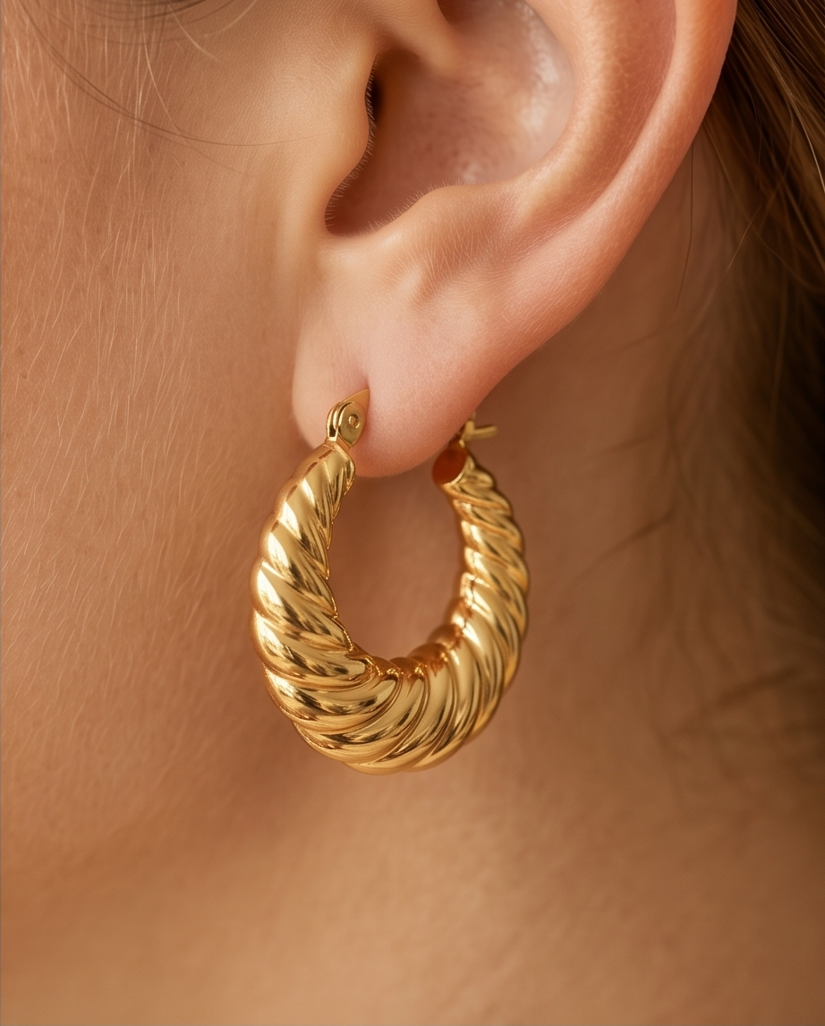 Aros Nala Bañados en Oro