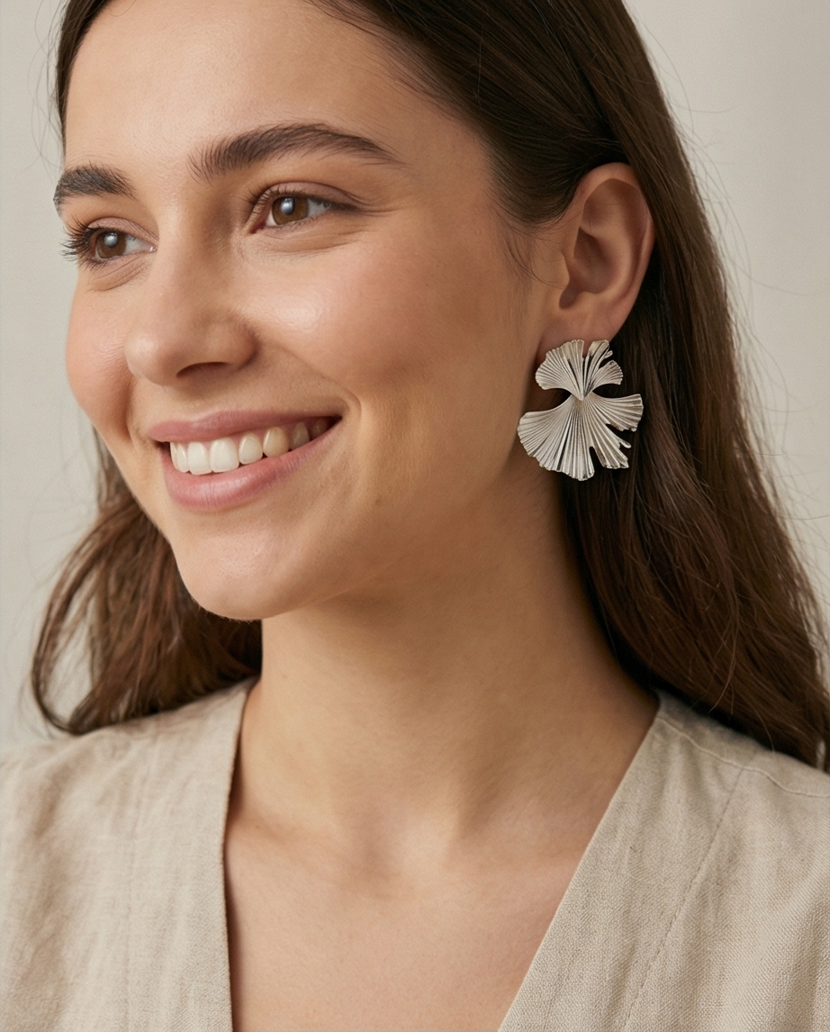 Aros Oriana Plateados