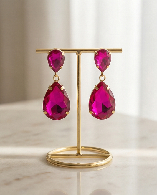 Aros Eva Fucsia