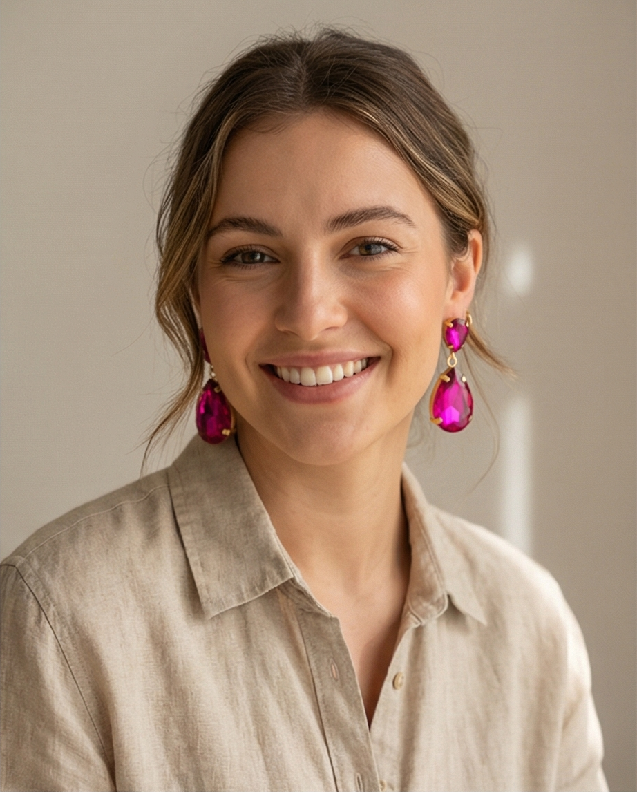Aros Eva Fucsia