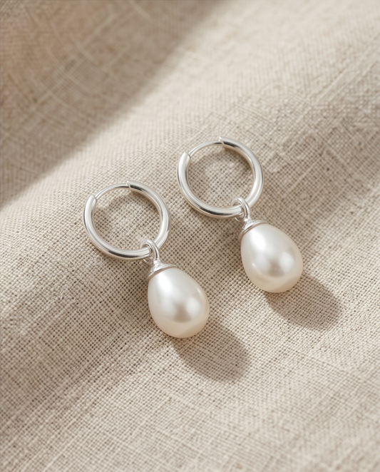 Aros Vera Plateado Bañados Oro Blanco