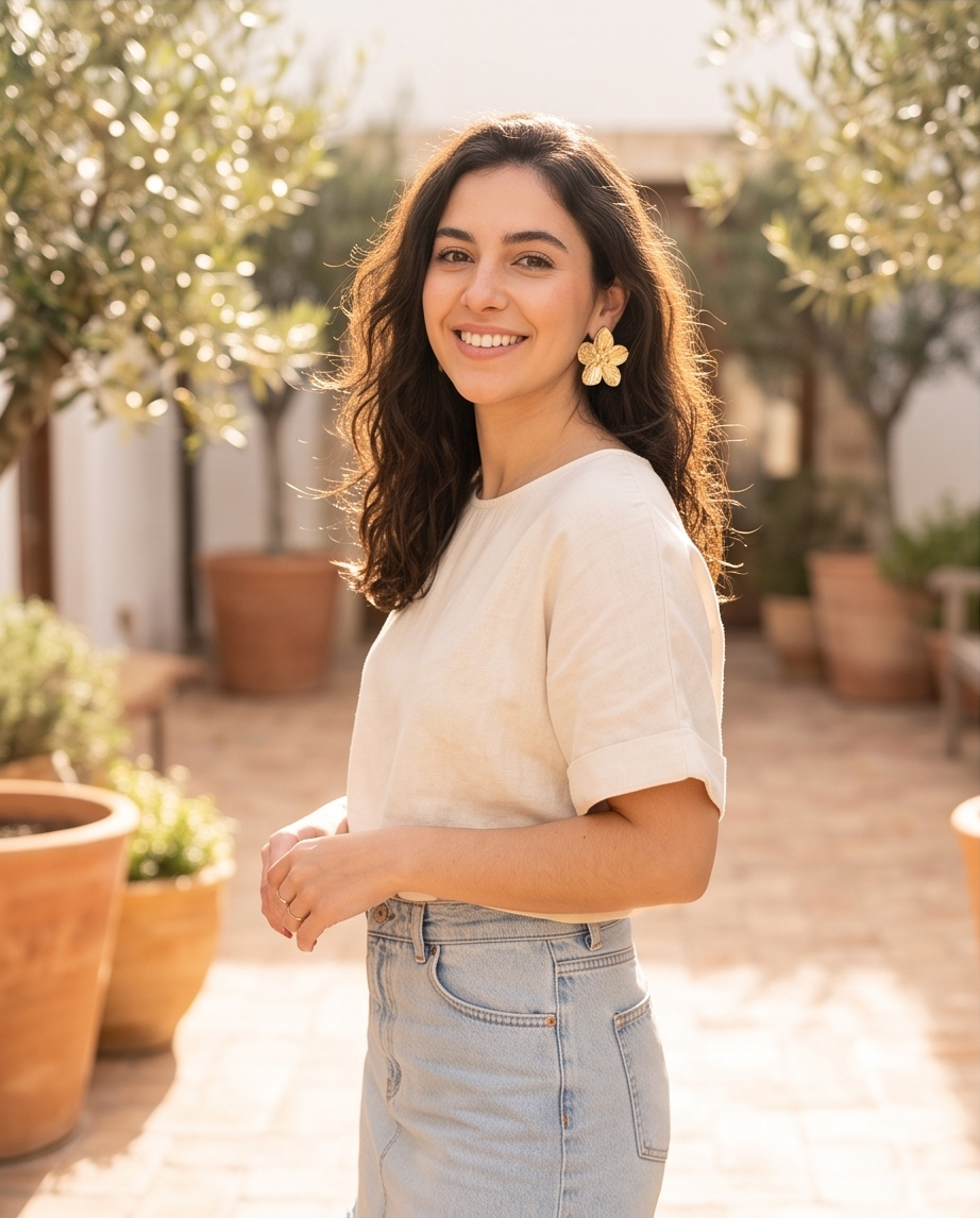 Aros Flor Dorados