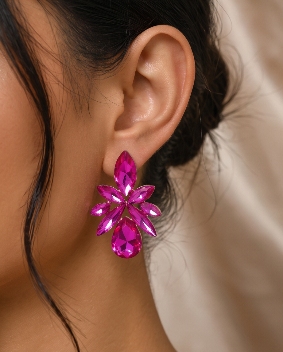Aros Romina Fucsia